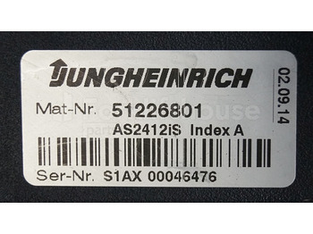  Jungheinrich 51226801 Rij/hef/stuur regeling  drive/lift/steering controller AS2412 i S index A  Sw 1,04 51263516 sn. S1AX00046476 from ERE225 year 2014 - Bloc de gestion: photos 2