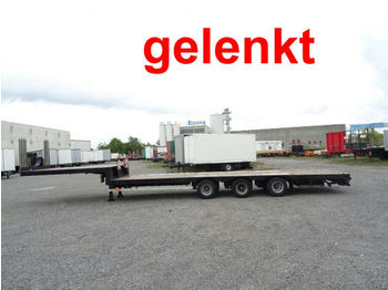 Semi-remorque surbaissé Möslein STP 3 Schwebheim 3 Achs Plato- Satteltieflader,