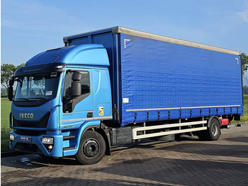 Camion à rideaux coulissants Iveco 150E30 EUROCARGO Sleepcab,Edscha: photos 2