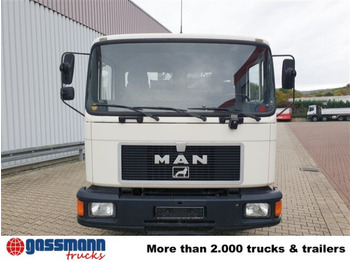 Camion ampliroll, Camion grue MAN 14.152 F 4x2 BB mit Kran Hiab 060-2: photos 3
