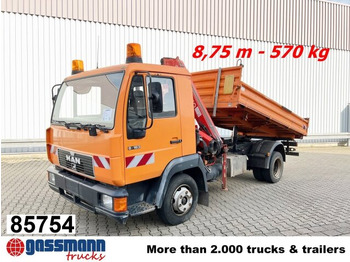 Camion benne MAN 8.163