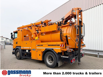 Balayeuse de voirie Scania G 320 4x2, Müller Vacumaster ca. 5,5m³, Funk: photos 3