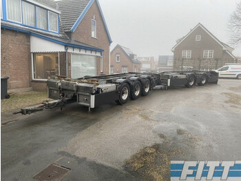 Remorque porte-conteneur/ Caisse mobile Trias LZV container ahw combi 3+2 ass wipcar