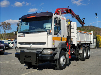 Camion benne, Camion grue Renault Kerax 26.370 6x4 Mocny HDS FASSI F110: photos 2