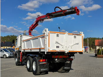 Camion benne, Camion grue Renault Kerax 26.370 6x4 Mocny HDS FASSI F110: photos 5