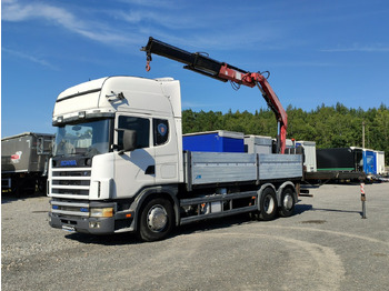 Camion plateau SCANIA 124
