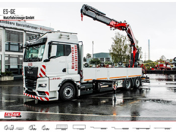 Camion plateau MAN TGX 26.480