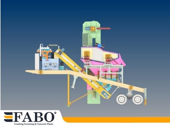 Centrale d'enrobage neuf FABO Installation of asphalt of any capacity mobile and fixed