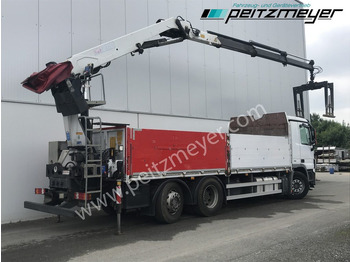 Camion plateau, Camion grue MERCEDES-BENZ Actros 2536 LL Pritsche HMF Heckkran m. Zange Baustoff: photos 4