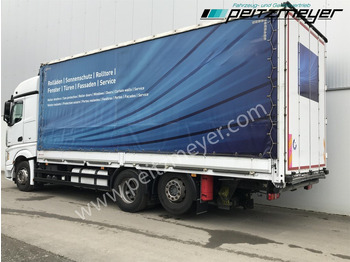 Camion à rideaux coulissants MERCEDES-BENZ Actros 2542 LL Pritsche, EU 6, Klima, Standklima,: photos 4