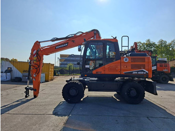Pelle sur pneus DOOSAN DX160W