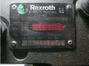 Pompe hydraulique REXROTH A4VGO65EP2DH001/40MRNC6S71F0000AS00-Y 2199854 259442: photos 2