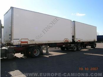Semi-remorque fourgon Asca Bi-train