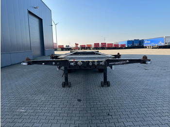 Semi-remorque porte-conteneur/ Caisse mobile Burg 20FT + 20FT SWAP ADR (EX/II, EX/III, FL, AT) Chassis, empty weight: 3.690kg, SAF INTRADISC, 2x Liftaxle, NL-chassis, APK/ADR: 08: photos 5