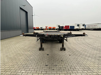 Semi-remorque porte-conteneur/ Caisse mobile Burg 20FT ADR (EX/II, EX/III, FL, AT) Chassis, Empty weight : 3.690kg, SAF INTRADISC, 2x Liftaxle, NL-chassis, APK/ADR: 06-2025: photos 5