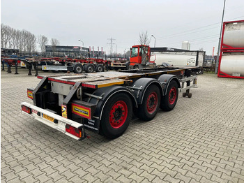 Semi-remorque porte-conteneur/ Caisse mobile Burg 20FT ADR (EX/II, EX/III, FL, AT) Chassis, Leergewicht : 3.690kg, SAF INTRADISC, 2x Liftachse, NL-Chassis, APK/ADR: 04-2025: photos 3