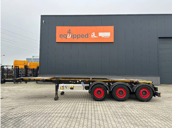 Semi-remorque porte-conteneur/ Caisse mobile Burg 20FT ADR (EX/II, EX/III, FL, AT) Chassis, Leergewicht : 3.690kg, SAF INTRADISC, 2x Liftachse, NL-Chassis, APK/ADR: 04-2025: photos 2