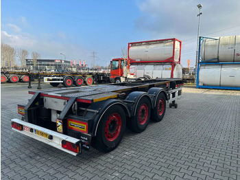 Semi-remorque porte-conteneur/ Caisse mobile Burg 20FT ADR (EX/II, EX/III, FL, AT), Leergewicht: 3.690kg, SAF INTRADISC, 2x liftaxle, ALCOA, NL-Chassis, APK/ADR: 08-2025: photos 3