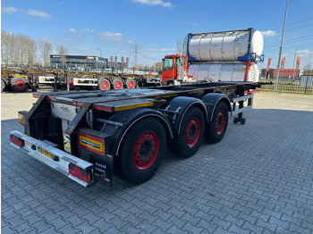 Semi-remorque porte-conteneur/ Caisse mobile Burg 20FT ADR (EX/II, EX/III, FL, AT), Leergewicht: 3.690kg, SAF INTRADISC, 2x liftaxle, ALCOA, NL-Chassis, APK/ADR: 08-2025: photos 3