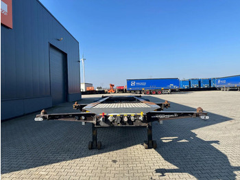 Semi-remorque porte-conteneur/ Caisse mobile Burg 20FT ADR (EX/II, EX/III, FL, AT), empty weight: 3.690kg, SAF INTRADISC, 2x liftaxle, ALCOA, NL-Chassis, APK/ADR: 07-2025: photos 4