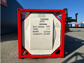 Cuve de stockage pour transport de carburant SINGAMAS 20FT ISO, 26.000L/1-COMP/3 BAFFELS/3 manholes, 5Y inspection: 06/2027, L4BN: photos 5