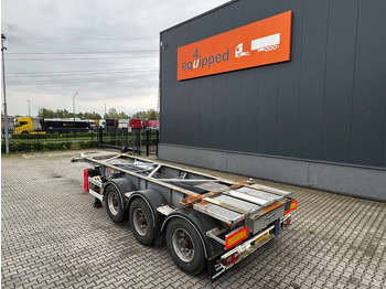 Semi-remorque porte-conteneur/ Caisse mobile Van Hool 20FT /20FT SWAP ADR (EX/II, EX/III, FL, OX, AT), BPW, disc brakes, liftaxle, galvanized, ALCOA, NL-Chassis, empty weight 3.300KG: photos 3