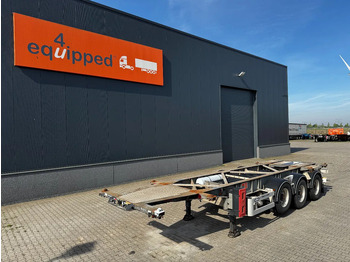 Semi-remorque porte-conteneur/ Caisse mobile VAN HOOL 20'/30'