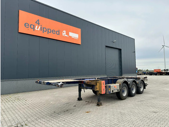 Semi-remorque porte-conteneur/ Caisse mobile VAN HOOL 20'/30'