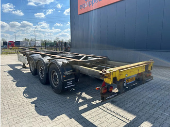 Semi-remorque porte-conteneur/ Caisse mobile Van Hool 40FT HC-chassis, SAF, Intradisc, liftaxle, extendable: photos 2