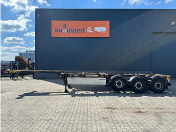 Semi-remorque porte-conteneur/ Caisse mobile Van Hool 40FT HC-chassis, SAF, Intradisc, liftaxle, extendable: photos 4