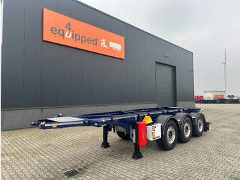 Semi-remorque porte-conteneur/ Caisse mobile VAN HOOL 20'