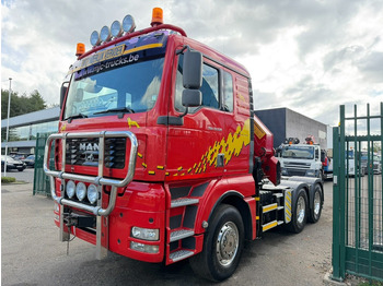 Camion grue MAN TGA 33.530 6x4 - 90T + CRANE HMF 3720 K6 (17.3m) - RETARDER - MANUAL ZF - EURO 3 - 590.000km - ALCOA -  BIG AXLES HUB REDUCTION - BE TRUCK - TOP CONDITION: photos 3