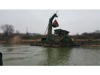 Excavatrice amphibie