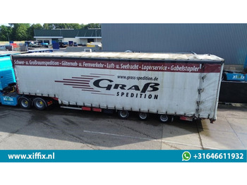 Semi-remorque surbaissé Wiese 3-ass. Semi dieplader met huifopbouw: photos 2