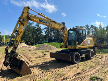 Pelle sur pneus KOMATSU PW160