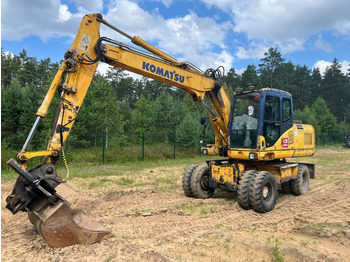 Pelle sur pneus KOMATSU PW160