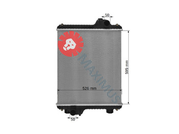 Radiateur pour Tracteur agricole neuf CASE NEW HOLLAND MXM140 , MXM155 , TM140 , TM155: photos 2