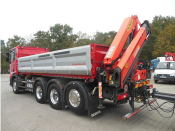 Scania R 580,8X4,KIPPER,BORDMATIC,PALFINGER PK 19.001  en leasing occasion Scania R 580,8X4,KIPPER,BORDMATIC,PALFINGER PK 19.001: photos 4