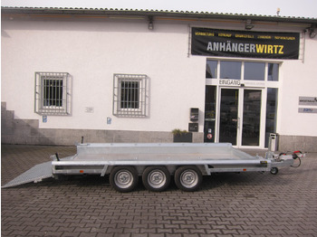 Remorque porte engin HULCO TERRAX Aluboden 394x188x27cm Heckrampe 100cm Tridem (XL) 3500kg: photos 5 Remorque porte engin HULCO TERRAX Aluboden 394x188x27cm Heckrampe 100cm Tridem (XL) 3500kg: photos 5