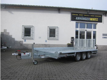 Remorque porte engin HULCO TERRAX Aluboden 394x188x27cm Heckrampe 100cm Tridem (XL) 3500kg: photos 2 Remorque porte engin HULCO TERRAX Aluboden 394x188x27cm Heckrampe 100cm Tridem (XL) 3500kg: photos 2