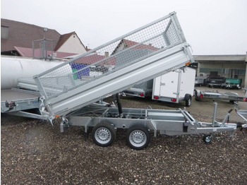 Remorque benne neuf Humbaur 3-Seitenkipper HTK 3500.31 Alu, mit Laubgitteraufsatz: photos 2