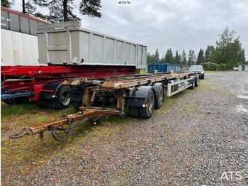 Remorque porte-conteneur/ Caisse mobile