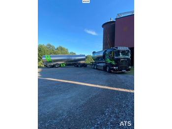 Camion citerne Scania G450 Hooklift Truck with tank body and tank trailer: photos 3 Camion citerne Scania G450 Hooklift Truck with tank body and tank trailer: photos 3