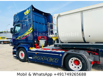 Tracteur routier Scania R580 V8 TopLine LL *Retarder/Standklima/Hydr.: photos 4