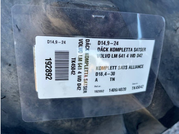 Pneu pour Engins de chantier Alliance 18,4-30 14,9-24 till Volvo Bm 641 642: photos 2