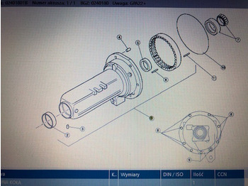Moteur de translation CLAAS