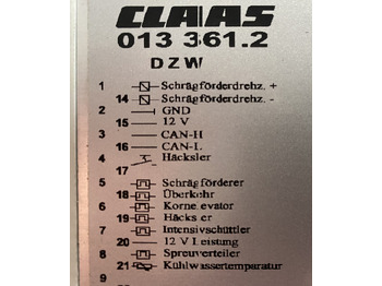 Bloc de gestion CLAAS