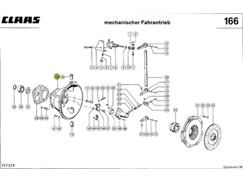Embrayage et pièces CLAAS