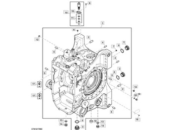 Différentiel JOHN DEERE