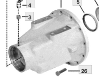 Fusée d'essieu JOHN DEERE